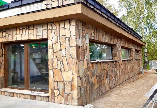 Плитняк кора дерева для фасада купить в Курской области