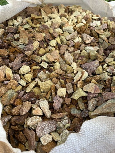 Златолит персиковый декоративная каменная крошка купить в Курской области