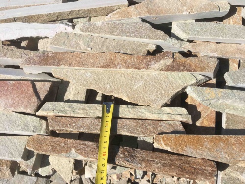 Горбушка златолит золотистый для облицовки купить в Курской области