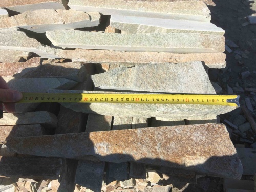 Горбушка златолит золотистый для облицовки купить в Курской области