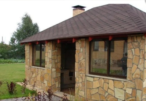 Плитняк златолит жёлтый золотистый для фасада 1,5-3см купить в Курской области