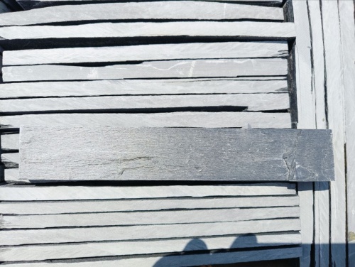 Плитка чёрная из натурального камня фасадная 30 см * 5 см, толщина 7 мм -30 мм купить в Курской области