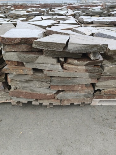 Плитняк песчаник серо-зелёный для мощения 60-65 мм купить в Курской области